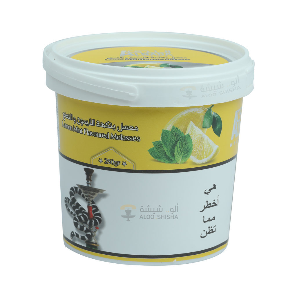 علبة معسل الندى بنكهة الليمون والنعناع - ألو شيشة
